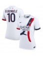 Paris Saint-Germain Ousmane Dembele #10 Vieraspaita Naisten 2024-25 Lyhythihainen